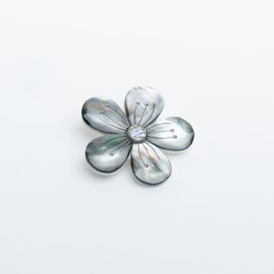 Broșă floare cu sidef - 011816