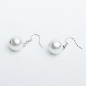 Cercei cu perle albe - 040800