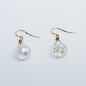 Cercei aurii cu pietre - 040600